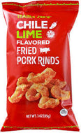 TRADER JOE'S CHILE LIME FLAVORED FRIED PORK RINDS 3 OZ #ROCK VALUE-ORDER BY TUESDAY EVENING NOV 25 ARRIVING DEC 03 FOR DELIVERY#