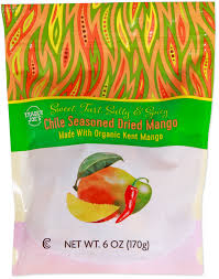 TRADER JOE'S CHILE SEASONED DRIED MANGO 6 OZ #ROCK VALUE-ORDER BY TUESDAY EVENING NOV 25 ARRIVING DEC 03 FOR DELIVERY#