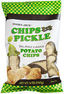 TRADER JOE'S CHIPS IN A PICKLE 6 OZ #ROCK VALUE-ORDER BY TUESDAY EVENING NOV 25 ARRIVING DEC 03 FOR DELIVERY#