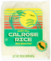 TRADER JOES CALROSE RICE 2 LB #ROCK VALUE-ORDER BY  TUESDAY EVENING AUGUST 19 ARRIVING AUGUST 27 FOR DELIVERY#