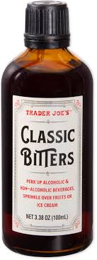 TRADER JOES CLASSIC BITTERS 3.38 OZ #ROCK VALUE-ORDER BY  TUESDAY EVENING AUGUST 19 ARRIVING AUGUST 27 FOR DELIVERY#