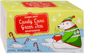 TRADER JOE'S CANDY CANE GREEN TEA 20 CT #ROCK VALUE-ORDER BY  TUESDAY EVENING JULY 15 ARRIVING JULY 23   FOR DELIVERY#