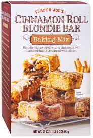 TRADER JOES CINNAMON ROLL BLONDIE BAR BAKING MIX 21 OZ #ROCK VALUE-ORDER BY  TUESDAY EVENING DEC 16  ARRIVING  DEC 24   FOR DELIVERY#