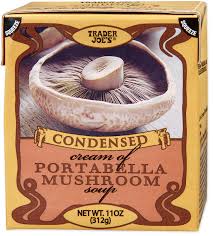 TRADER JOES CONDENSED CREAM OF PORTABELLA MUSHROOM SOUP 11 OZ #ROCK VALUE-ORDER BY TUESDAY EVENING SEP 30 ARRIVING OCT 08 FOR DELIVERY#