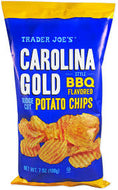 TRADER JOE'S CAROLINA GOLD STYLE BBQ RIDGE CUT POTATO CHIPS 7 OZ #ROCK VALUE-ORDER BY TUESDAY EVENING NOV 25 ARRIVING DEC 03 FOR DELIVERY#