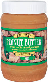 CREAMY PEANUT BUTTER UNSALTED 16 OZ #ROCK VALUE-ORDER BY  TUESDAY EVENING OCT 28  ARRIVING NOV 05   FOR DELIVERY#
