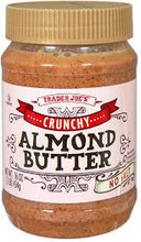 TRADER JOES CRUNCHY ALMOND BUTTER NO SALT 16 OZ #ROCK VALUE-ORDER BY  TUESDAY EVENING OCT 28  ARRIVING NOV 05   FOR DELIVERY#