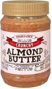 TRADER JOES CRUNCHY ALMOND BUTTER NO SALT 16 OZ #ROCK VALUE-ORDER BY  TUESDAY EVENING OCT 28  ARRIVING NOV 05   FOR DELIVERY#