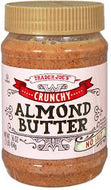 TRADER JOES CRUNCHY ALMOND BUTTER NO SALT 16 OZ #ROCK VALUE-ORDER BY  TUESDAY EVENING OCT 28  ARRIVING NOV 05   FOR DELIVERY#