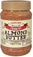 CRUNCHY ALMOND BUTTER SALTED 16 OZ #ROCK VALUE-ORDER BY  TUESDAY EVENING OCT 28  ARRIVING NOV 05   FOR DELIVERY#