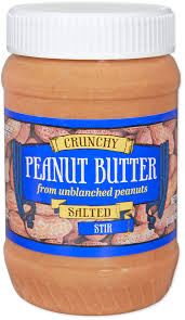 CRUNCHY PEANUT BUTTER SALTED 16 OZ #ROCK VALUE-ORDER BY  TUESDAY EVENING OCT 28  ARRIVING NOV 05   FOR DELIVERY#