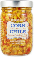 TRADER JOES CORN AND CHILE TOMATO-LESS SALSA 13.75 OZ #ROCK VALUE-ORDER BY  TUESDAY EVENING OCT 28  ARRIVING NOV 05   FOR DELIVERY#