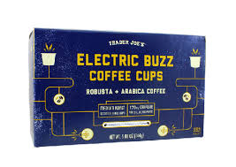 TRADER JOE'S ELECTRIC BUZZ COFFEE CUPS 5.08 OZ #ROCK VALUE-ORDER BY  TUESDAY EVENING JULY 15 ARRIVING JULY 23   FOR DELIVERY#