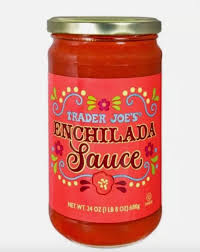TRADER JOES ENCHILADA SAUCE 24 OZ #ROCK VALUE-ORDER BY  TUESDAY EVENING OCT 28  ARRIVING NOV 05   FOR DELIVERY#
