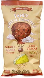 TRADER JOE'S FANCY CHEESE CRUNCHIES 7 OZ #ROCK VALUE-ORDER BY TUESDAY EVENING NOV 25 ARRIVING DEC 03 FOR DELIVERY#