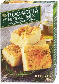 TRADER JOES FOCACCIA BREAD MIX 12.3 OZ #ROCK VALUE-ORDER BY  TUESDAY EVENING AUGUST 05  ARRIVING  AUGUST 13   FOR DELIVERY#