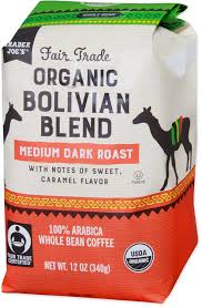 TRADER JOE'S FAIR TRADE ORGANIC BOLIVIAN BLEND 12 OZ #ROCK VALUE-ORDER BY  TUESDAY EVENING JULY 15 ARRIVING JULY 23   FOR DELIVERY#