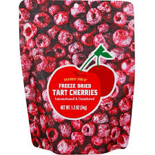 TRADER JOE'S FREEZE DRIED TART CHERRIES 1.2 OZ #ROCK VALUE-ORDER BY TUESDAY EVENING NOV 25 ARRIVING DEC 03 FOR DELIVERY#
