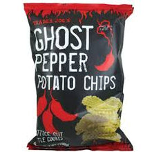 TRADER JOE'S GHOST PEPPER POTATO CHIPS 7 OZ #ROCK VALUE-ORDER BY TUESDAY EVENING NOV 25 ARRIVING DEC 03 FOR DELIVERY#