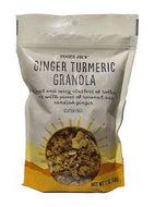 TRADER JOES GLUTEN FREE GINGER TURMERIC GRANOLA 12 OZ #ROCK VALUE-ORDER BY TUESDAY EVENING NOV 04  ARRIVING NOV 12  FOR DELIVERY#