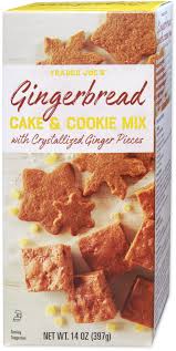 TRADER JOES GINGERBREAD CAKE AND COOKIE MIX 14 OZ #ROCK VALUE-ORDER BY  TUESDAY EVENING DEC 23  ARRIVING  DEC 31   FOR DELIVERY#