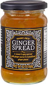 TRADER JOES GINGER SPREAD 12 OZ #ROCK VALUE-ORDER BY  TUESDAY EVENING OCT 28  ARRIVING NOV 05   FOR DELIVERY#