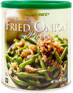GOURMET FRIED ONION PIECES 8 OZ #ROCK VALUE-ORDER BY  TUESDAY EVENING JULY 15  ARRIVING  JULY 23   FOR DELIVERY#