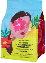 TRADER JOE'S GUATEMALA LA MORENA PEABERRY SMALL LOT COFFEE 12 OZ #ROCK VALUE-ORDER BY  TUESDAY EVENING JULY 15 ARRIVING JULY 23   FOR DELIVERY#