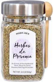 TRADER JOES HERBES DE PROVENCE 2.2 OZ #ROCK VALUE-ORDER BY  TUESDAY EVENING AUGUST 19 ARRIVING AUGUST 27 FOR DELIVERY#
