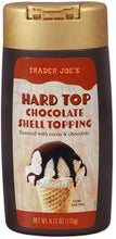 HARD TOP CHOCOLATE SHELL TOPPING 6.17 OZ #ROCK VALUE-ORDER BY  TUESDAY EVENING OCT 28  ARRIVING NOV 05   FOR DELIVERY#