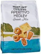 TRADER JOE'S ITALIAN APERITIVO MEDLEY SNACK MIX 8 OZ #ROCK VALUE-ORDER BY TUESDAY EVENING NOV 25 ARRIVING DEC 03 FOR DELIVERY#