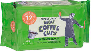 TRADER JOE'S JOE'S DECAF COFFEE CUPS 5.08 OZ #ROCK VALUE-ORDER BY  TUESDAY EVENING JULY 15 ARRIVING JULY 23   FOR DELIVERY#