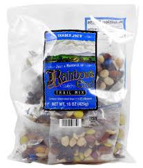 TRADER JOE'S JUST A HANDFUL OF RAINBOW'S END TRAIL MIX 15 OZ #ROCK VALUE-ORDER BY TUESDAY EVENING NOV 25 ARRIVING DEC 03 FOR DELIVERY#