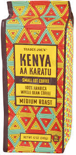 TRADER JOE'S KENYA AA KARATU SMALL LOT COFFEE 12 OZ #ROCK VALUE-ORDER BY  TUESDAY EVENING JULY 15 ARRIVING JULY 23   FOR DELIVERY#