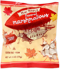 TRADER JOES MINI MAPLE FLAVORED MARSHMALLOWS 6 OZ #ROCK VALUE-ORDER BY  TUESDAY EVENING SEP 09  ARRIVING  SEP 17   FOR DELIVERY#