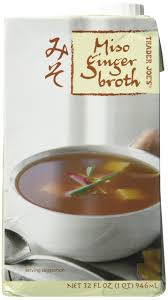 TRADER JOES MISO GINGER BROTH 32 OZ #ROCK VALUE-ORDER BY TUESDAY EVENING AUGUST 05 ARRIVING AUGUST 13 FOR DELIVERY#