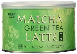 TRADER JOE'S MATCHA GREEN TEA LATTE MIX 8 OZ #ROCK VALUE-ORDER BY  TUESDAY EVENING JULY 15 ARRIVING JULY 23   FOR DELIVERY#