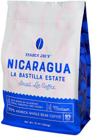 TRADER JOE'S NICARAGUA LA BASTILLA ESTATE SMALL LOT COFFEE 12 OZ #ROCK VALUE-ORDER BY  TUESDAY EVENING JULY 15 ARRIVING JULY 23   FOR DELIVERY#