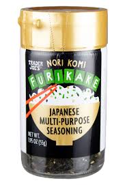 TRADER JOES NORI KOMI FURIKAKE JAPANESE MULTIPURPOSE SEASONING 1.95 OZ #ROCK VALUE-ORDER BY  TUESDAY EVENING AUGUST 19 ARRIVING AUGUST 27 FOR DELIVERY#
