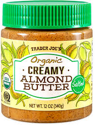 TRADER JOES ORGANIC ALMOND BUTTER 12 OZ #ROCK VALUE-ORDER BY  TUESDAY EVENING OCT 28  ARRIVING NOV 05   FOR DELIVERY#
