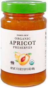 TRADER JOES ORGANIC APRICOT PRESERVES 17.5 OZ #ROCK VALUE-ORDER BY  TUESDAY EVENING OCT 28  ARRIVING NOV 05   FOR DELIVERY#