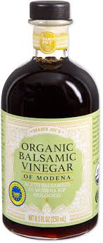 TRADER JOES ORGANIC BALSAMIC VINEGAR 8.5 FL OZ #ROCK VALUE-ORDER BY  TUESDAY EVENING AUGUST 19 ARRIVING AUGUST 27 FOR DELIVERY#