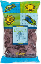 TRADER JOE'S ORGANIC BLUE CORN TORTILLA CHIPS 16 OZ #ROCK VALUE-ORDER BY TUESDAY EVENING NOV 25 ARRIVING DEC 03 FOR DELIVERY#
