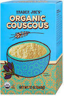 TRADER JOES ORGANIC COUSCOUS 12 OZ #ROCK VALUE-ORDER BY  TUESDAY EVENING AUGUST 19 ARRIVING AUGUST 27 FOR DELIVERY#