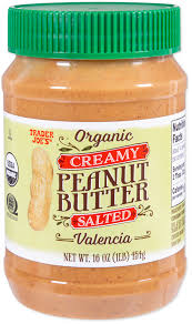 TRADER JOES ORGANIC CREAMY PEANUT BUTTER SALTED VALENCIA 16 OZ #ROCK VALUE-ORDER BY  TUESDAY EVENING OCT 28  ARRIVING NOV 05   FOR DELIVERY#