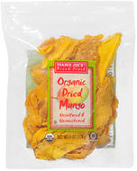TRADER JOE'S ORGANIC DRIED MANGO UNSULFURED AND UNSWEETENED 6 OZ #ROCK VALUE-ORDER BY TUESDAY EVENING NOV 25 ARRIVING DEC 03 FOR DELIVERY#