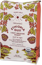 TRADER JOE'S ORGANIC ETHIOPIA GUJI SMALL LOT COFFEE 12 OZ #ROCK VALUE-ORDER BY  TUESDAY EVENING JULY 15 ARRIVING JULY 23   FOR DELIVERY#