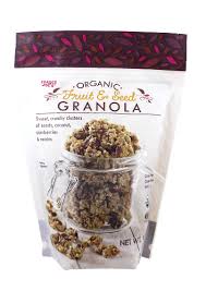 TRADER JOES ORGANIC FRUIT AND SEED GRANOLA 10 OZ #ROCK VALUE-ORDER BY TUESDAY EVENING NOV 04  ARRIVING NOV 12  FOR DELIVERY#