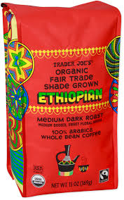 TRADER JOE'S ORGANIC FAIR TRADE SHADE GROWN ETHIOPIAN COFFEE 13 OZ #ROCK VALUE-ORDER BY  TUESDAY EVENING JULY 15 ARRIVING JULY 23   FOR DELIVERY#