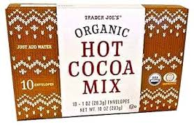 TRADER JOE'S ORGANIC HOT COCOA MIX 10 OZ #ROCK VALUE-ORDER BY  TUESDAY EVENING JULY 15 ARRIVING JULY 23   FOR DELIVERY#